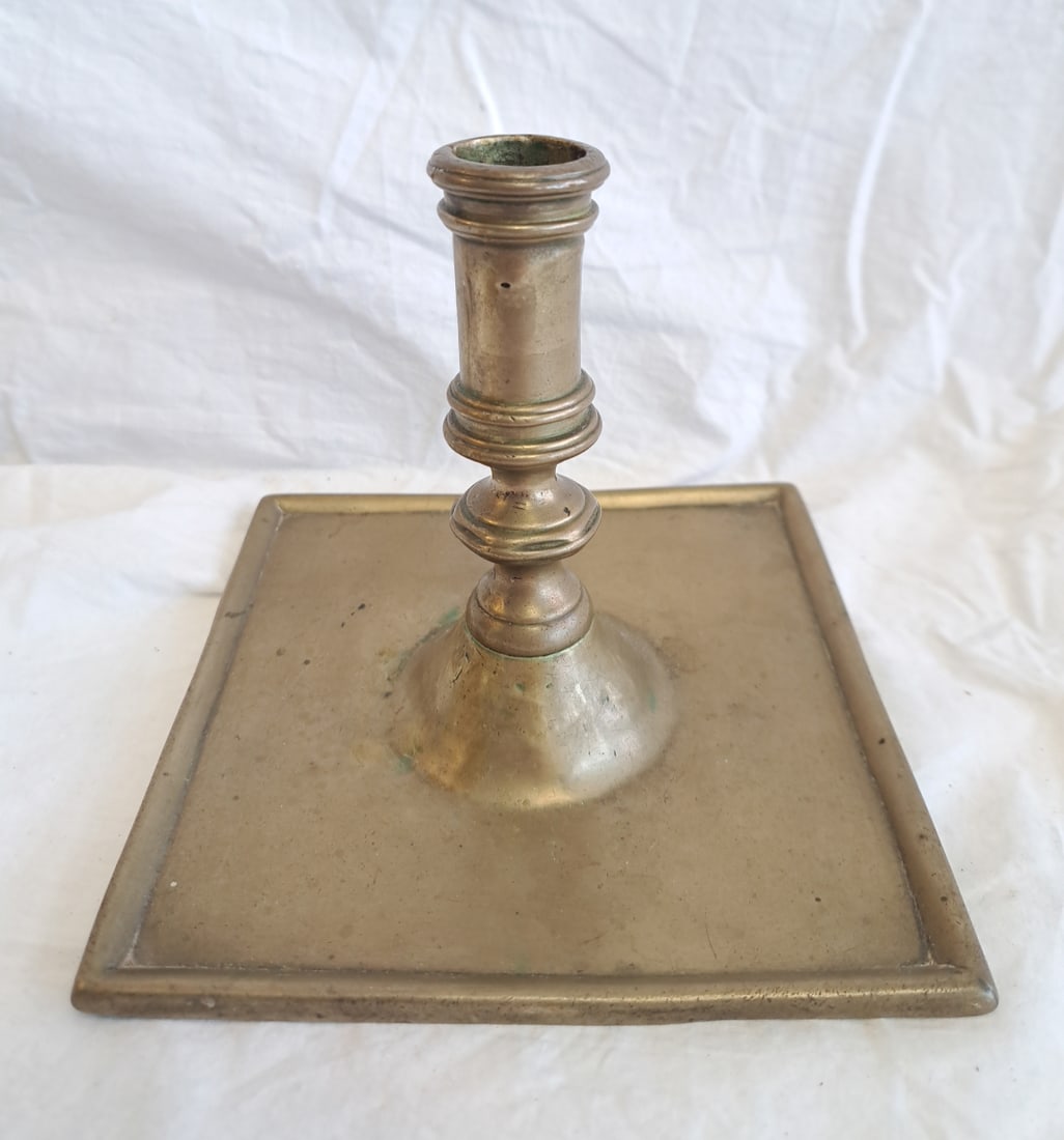 17th Century Brass Candlestick (1 of 6)