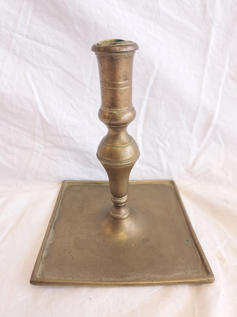 17th Century Brass Candlestick (1 of 6)
