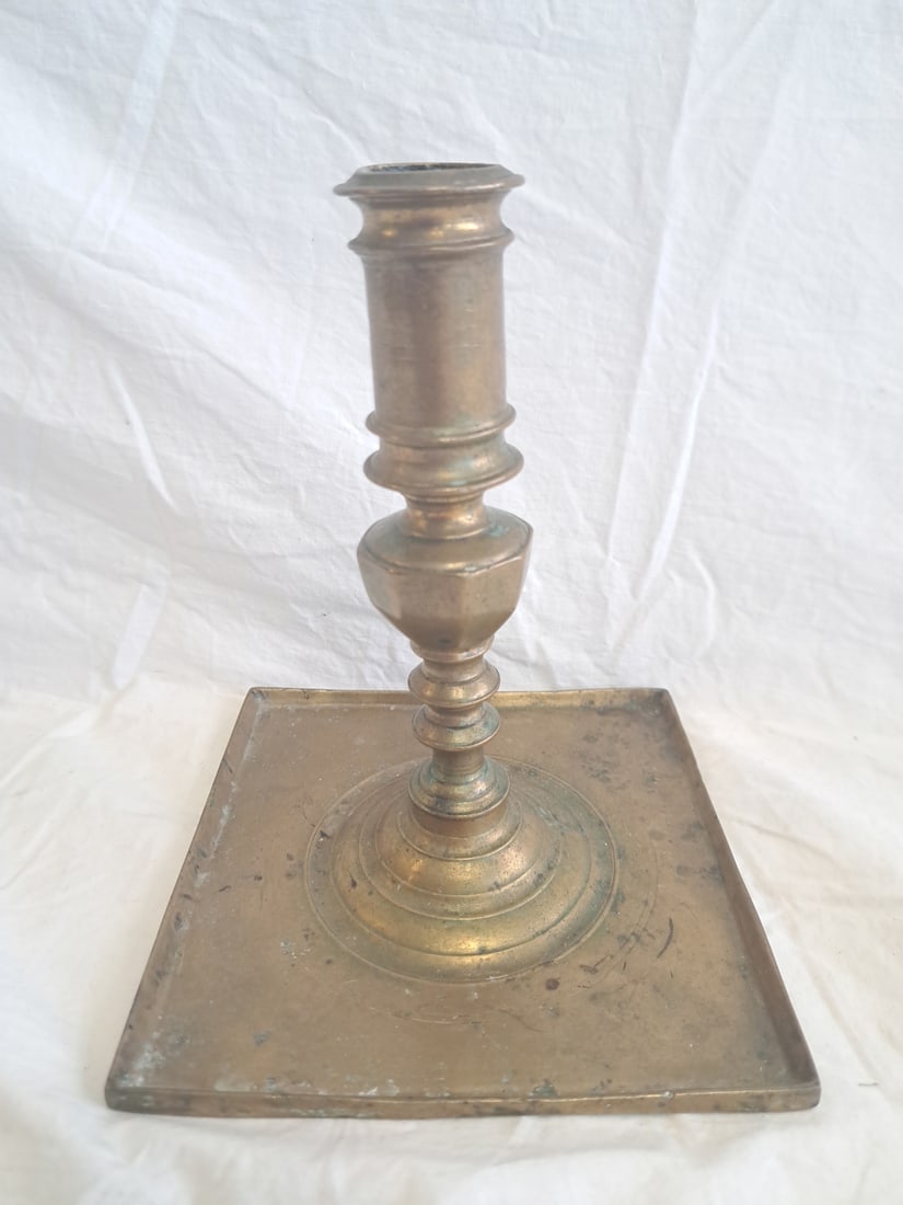 17th Century Brass Candlestick (1 of 6)