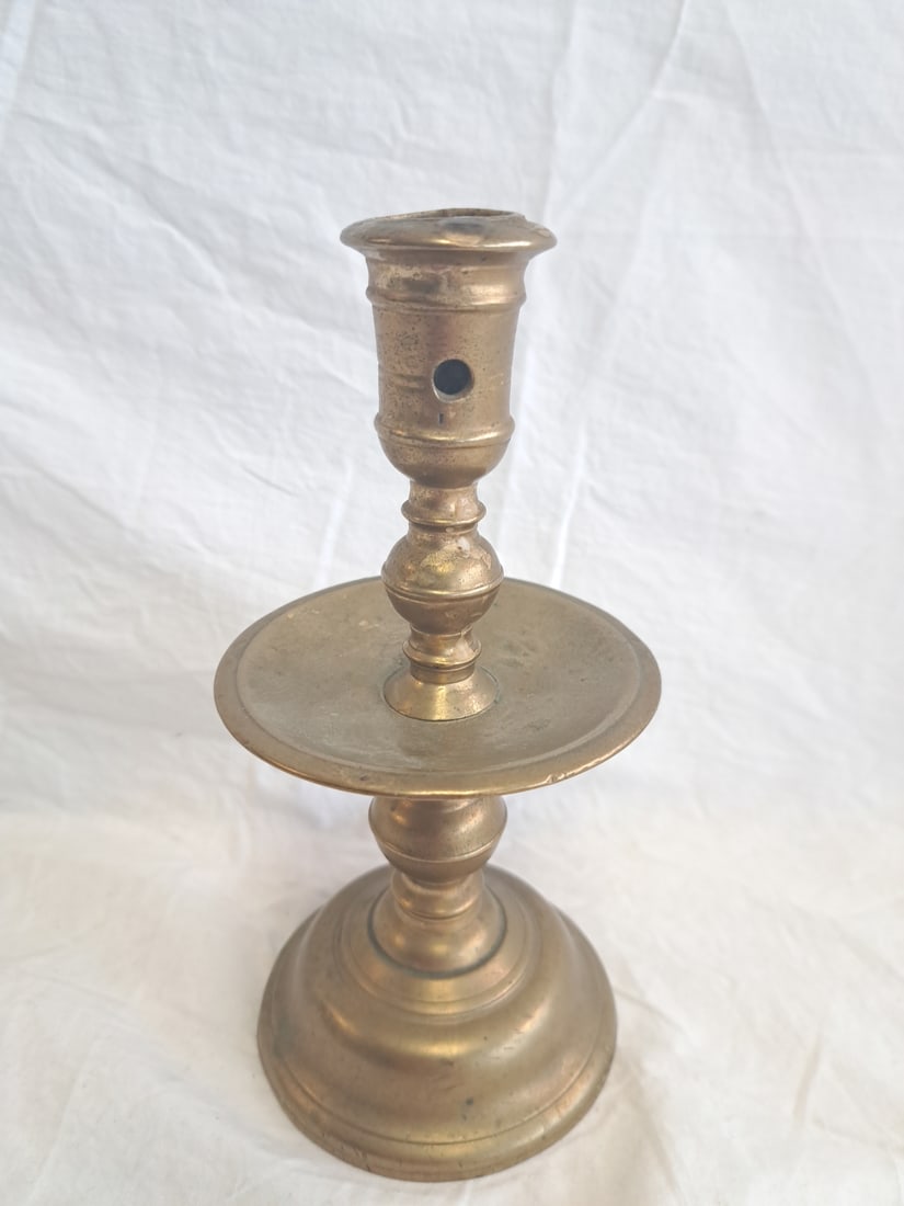 Heavy  Brass Candlestick. (1 of 7)