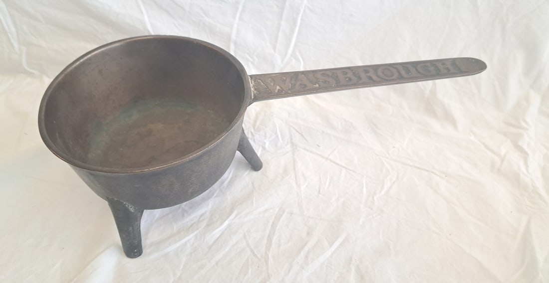 17th to 18th Century Bell Metal Posnet signed "Wasbrough." (1 of 5)