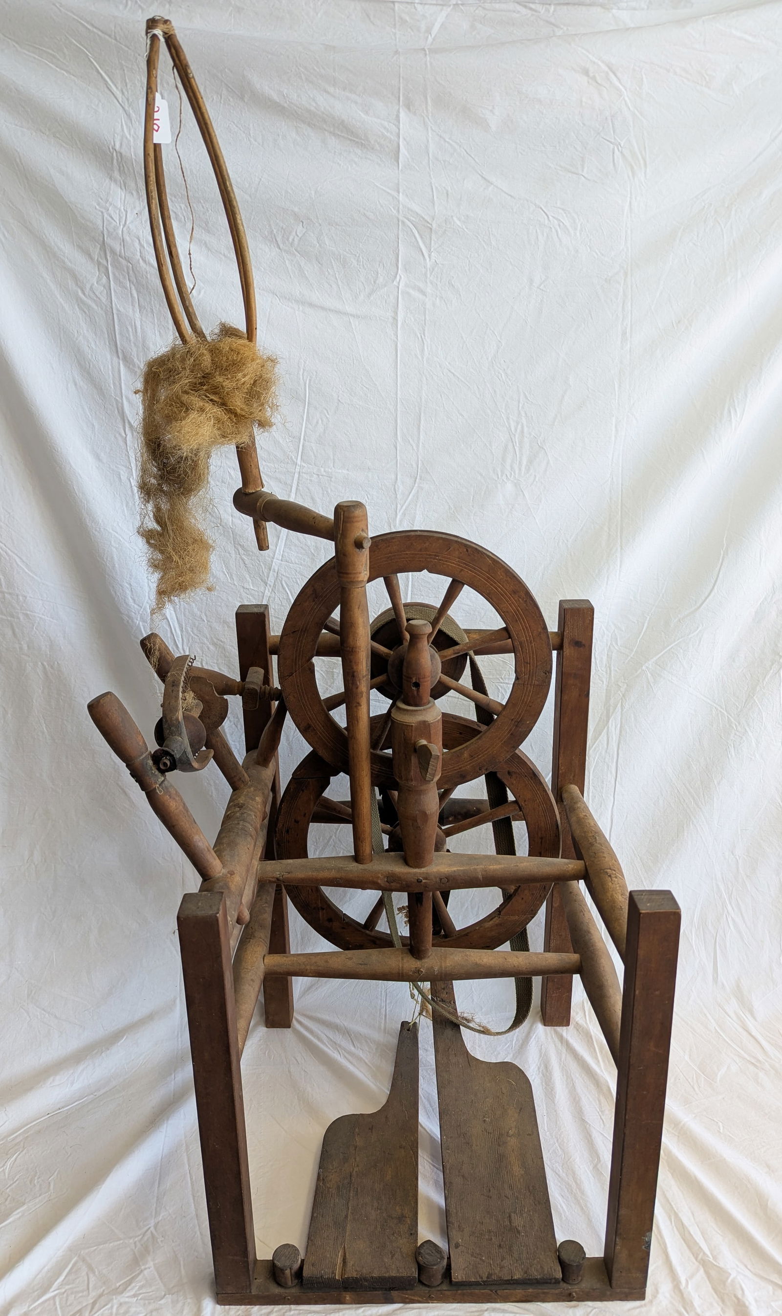 18th Century Connecticut Chair Wheel for Flax from the Lewis Scranton Family Home, Guilford, CT (1 of 7)