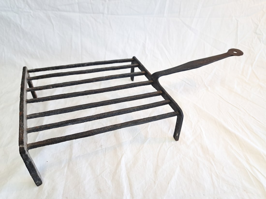 Early Wrought Iron Toaster signed "I. Bodge." (1 of 5)