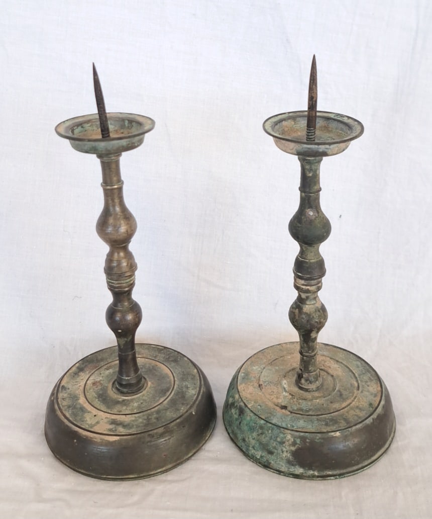 Pair of Chinese Tong Dynasty (618-906 A.D.)  Pricket Sticks (1 of 7)