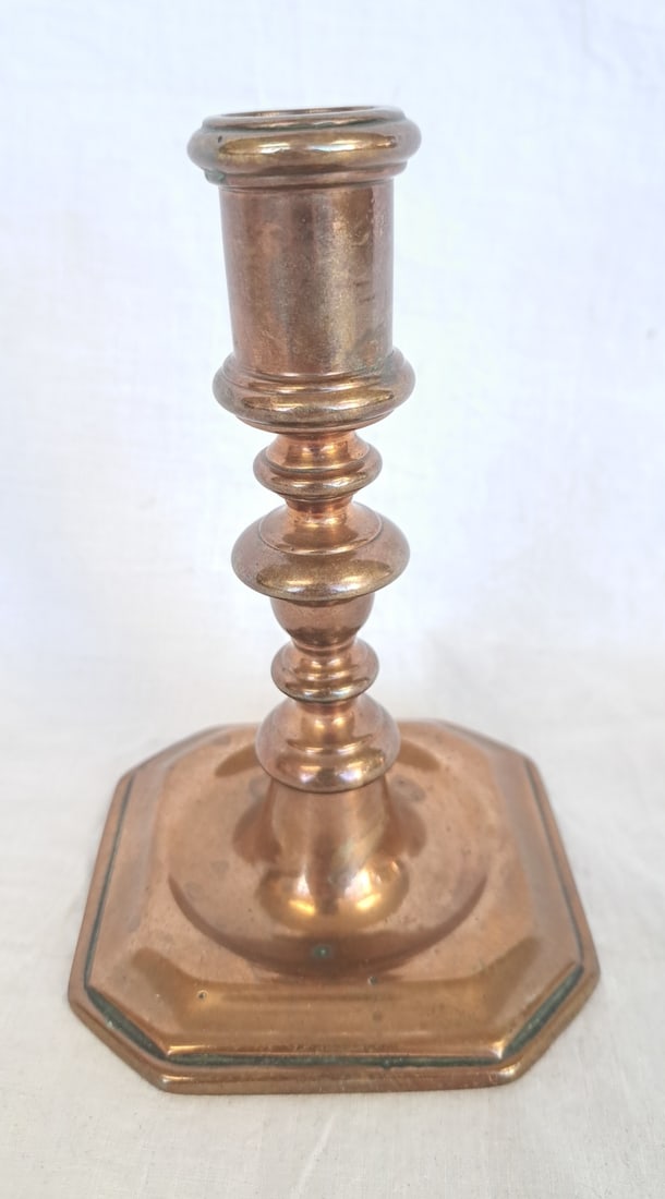 17th Century Brass Candlestick (1 of 6)