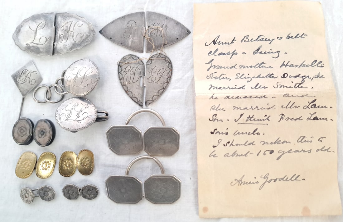 Lot of Miscellaneous 19th Century Silver Bits (1 of 7)