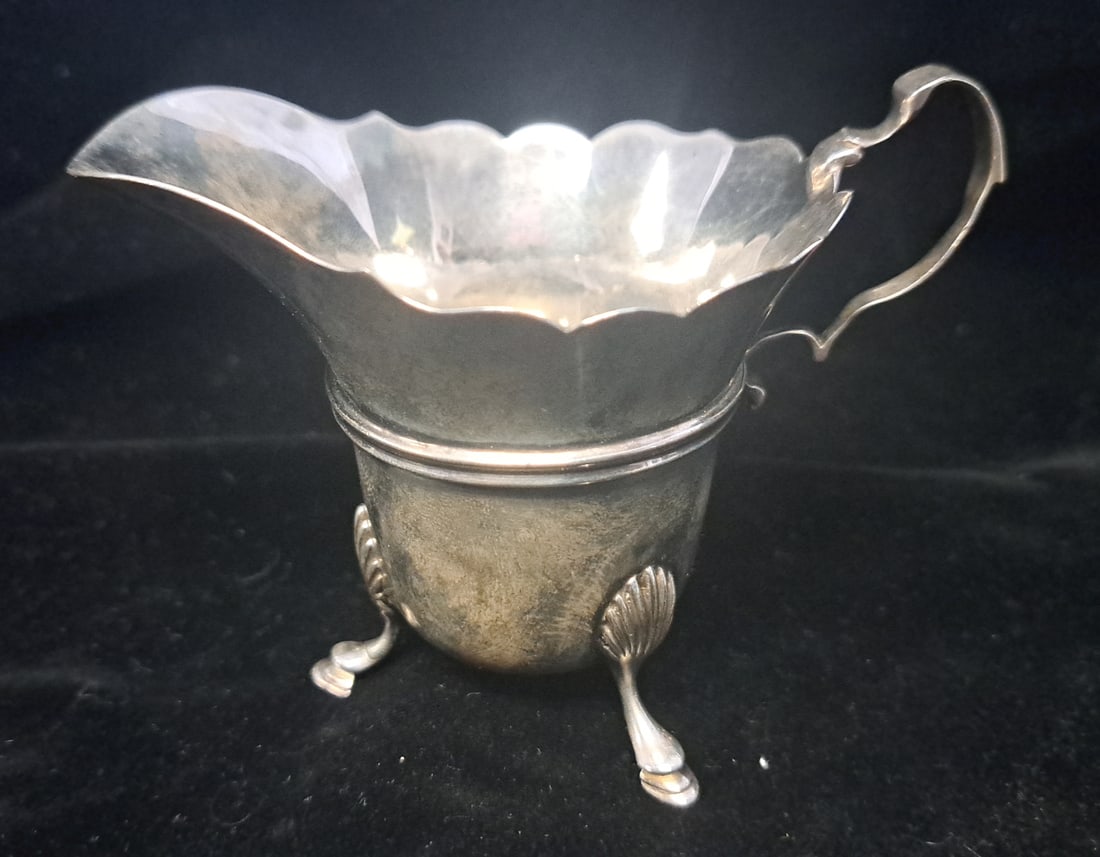 Sterling Silver Footed Creamer (1 of 7)