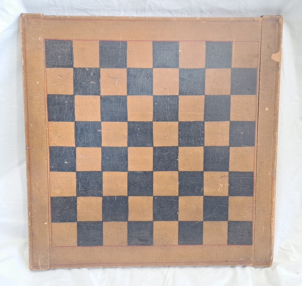 Early Breadboard End Checkerboard with Original Paint (1 of 9)