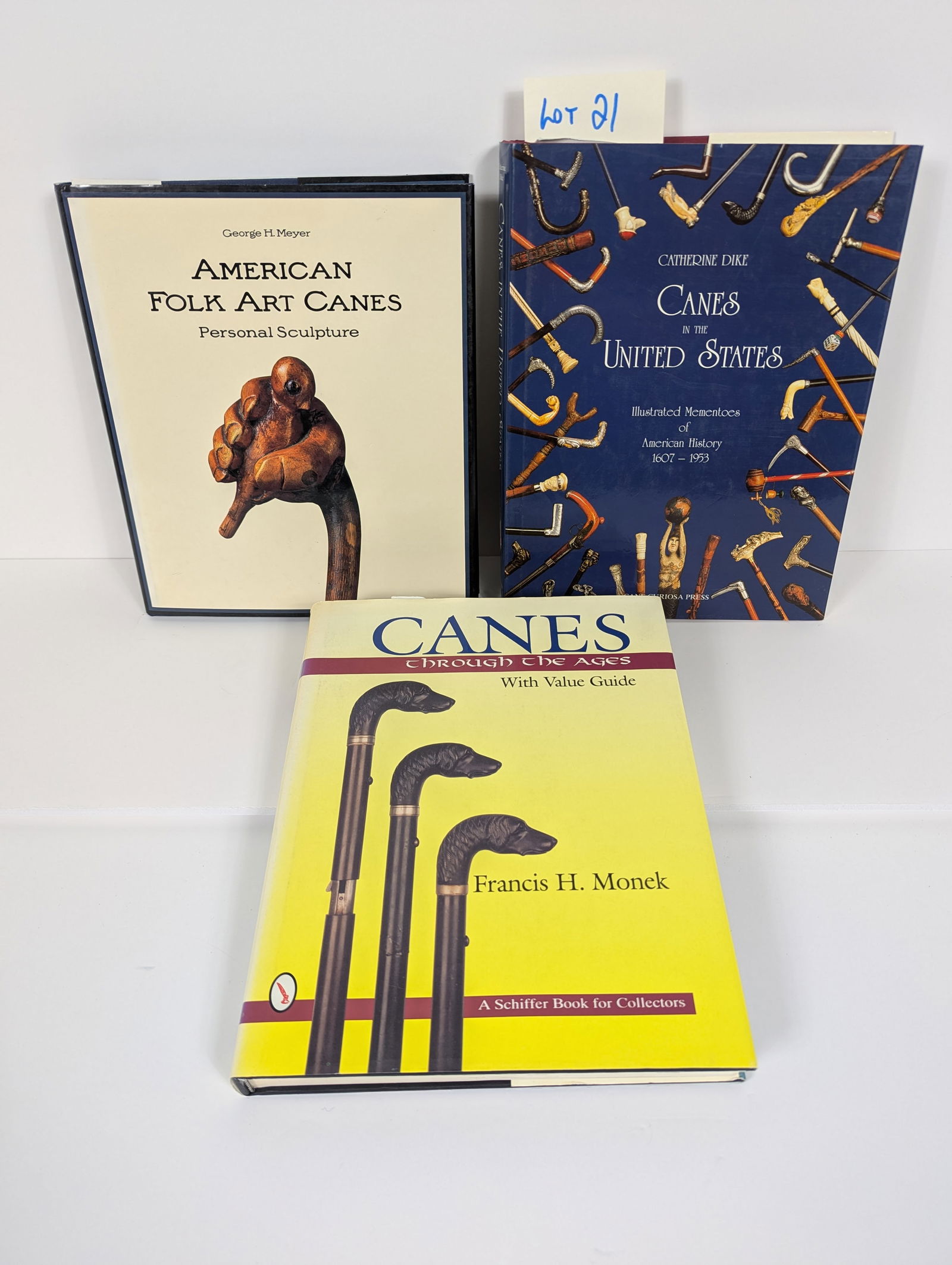 3 Books Relating to Canes – American Folk Art, Canes in the United States & Canes Through the Ages (1 of 17)