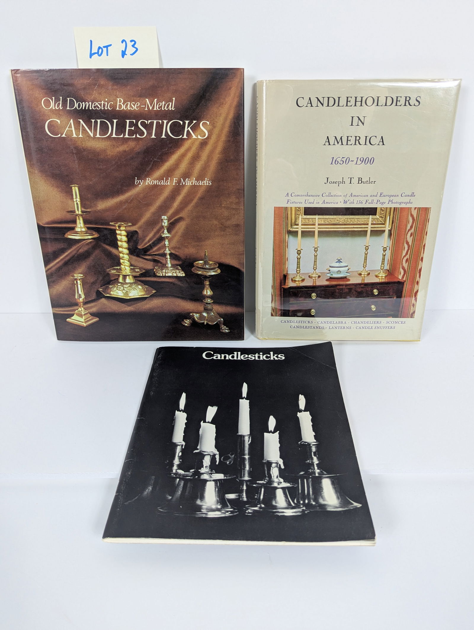 Lot of Three Books Relating to Antique Candlesticks , (1 of 14)