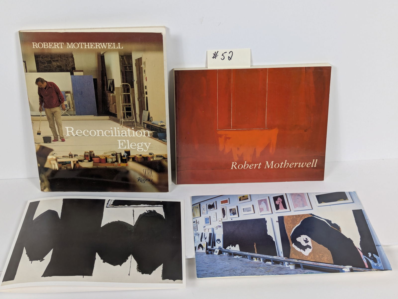 Lot of Two Books- Robert Motherwell & Reconciliation Elegy Presented by E.A. Carmean, Jr. (1 of 18)