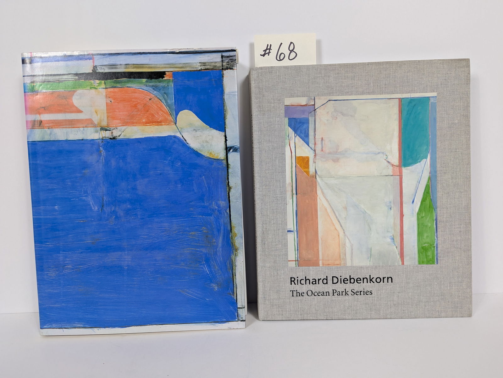 Lot of Two Books about The Ocean Park Series & Works on Paper: 2 Books Richard Diebenkorn, The Ocean Park Series & Works on PaperWorks on Paper First Edition Copyright 1987 Houston Fine Art Press The Ocean Park Series, Curated by Sarah C Bancroft – Third Printi