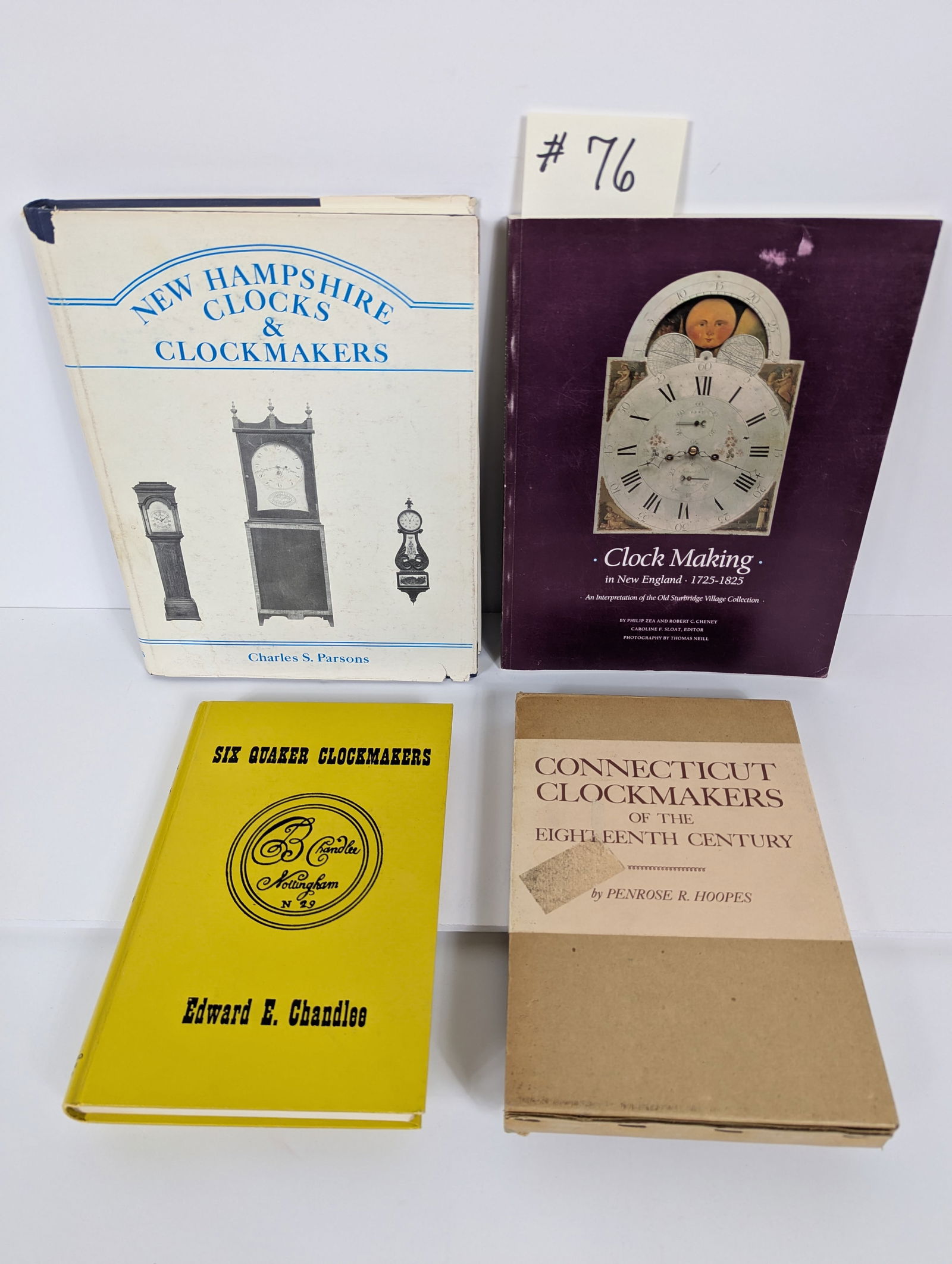 4 Books– Related to Regional Clocks & Clockmakers, Signed NH, CT, New England (1 of 20)