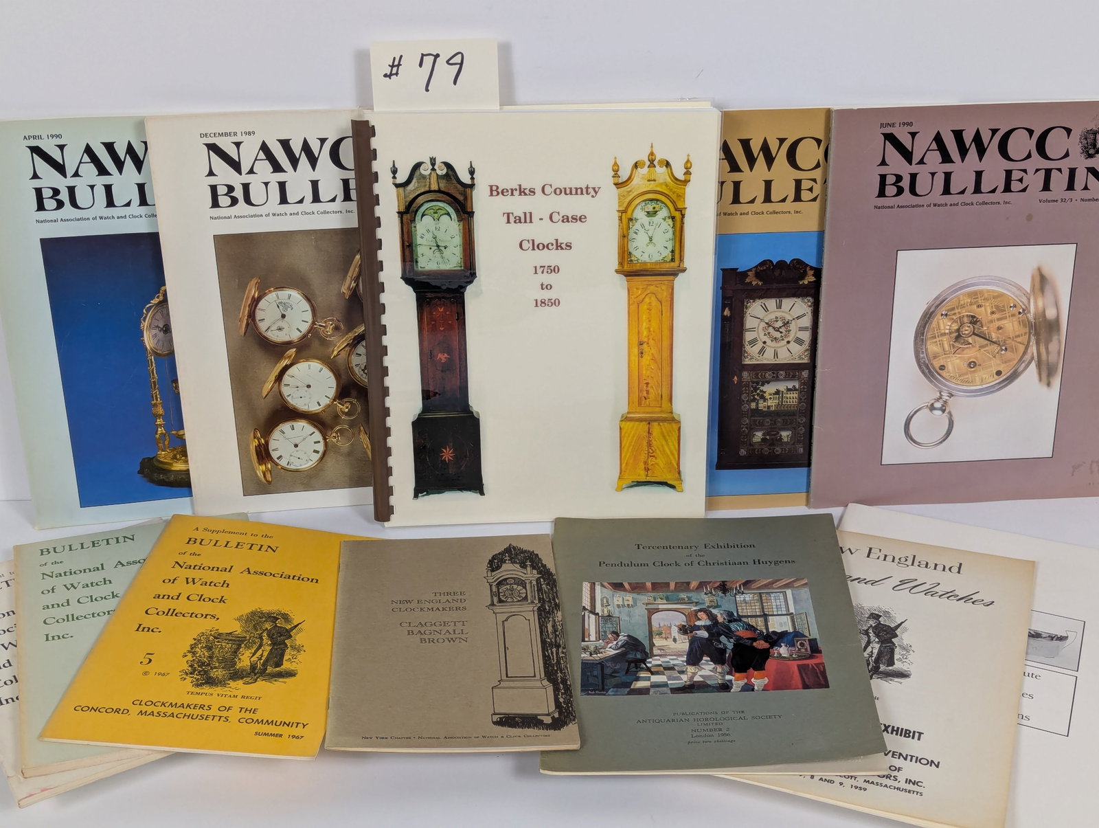 Large Lot of Booklets Relating to Clocks & Clockmakers: Large Lot of Booklets Relating to Clocks & Clockmakers