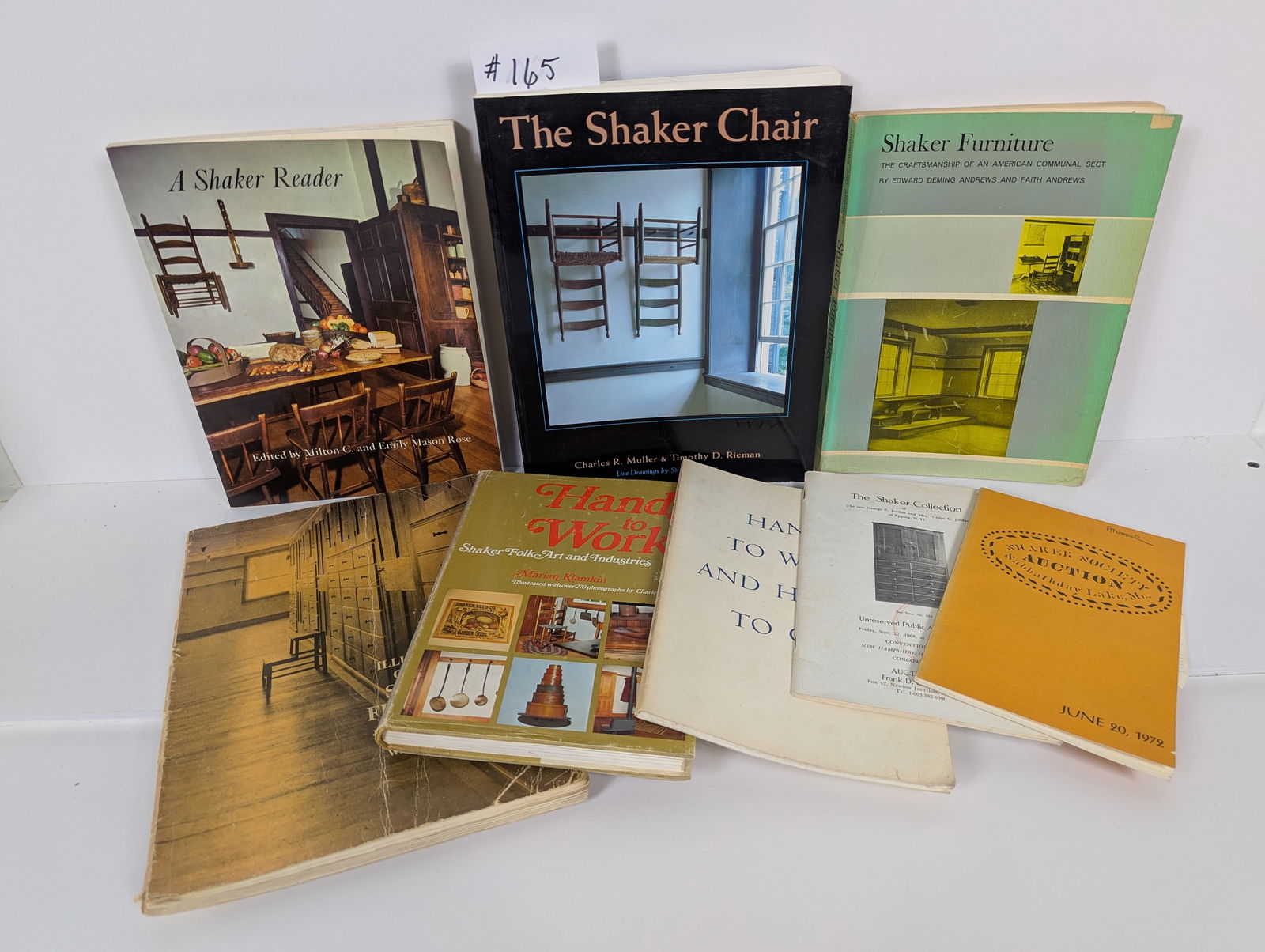 Lot of Eight Books- Related to The Shakers (1 of 20)