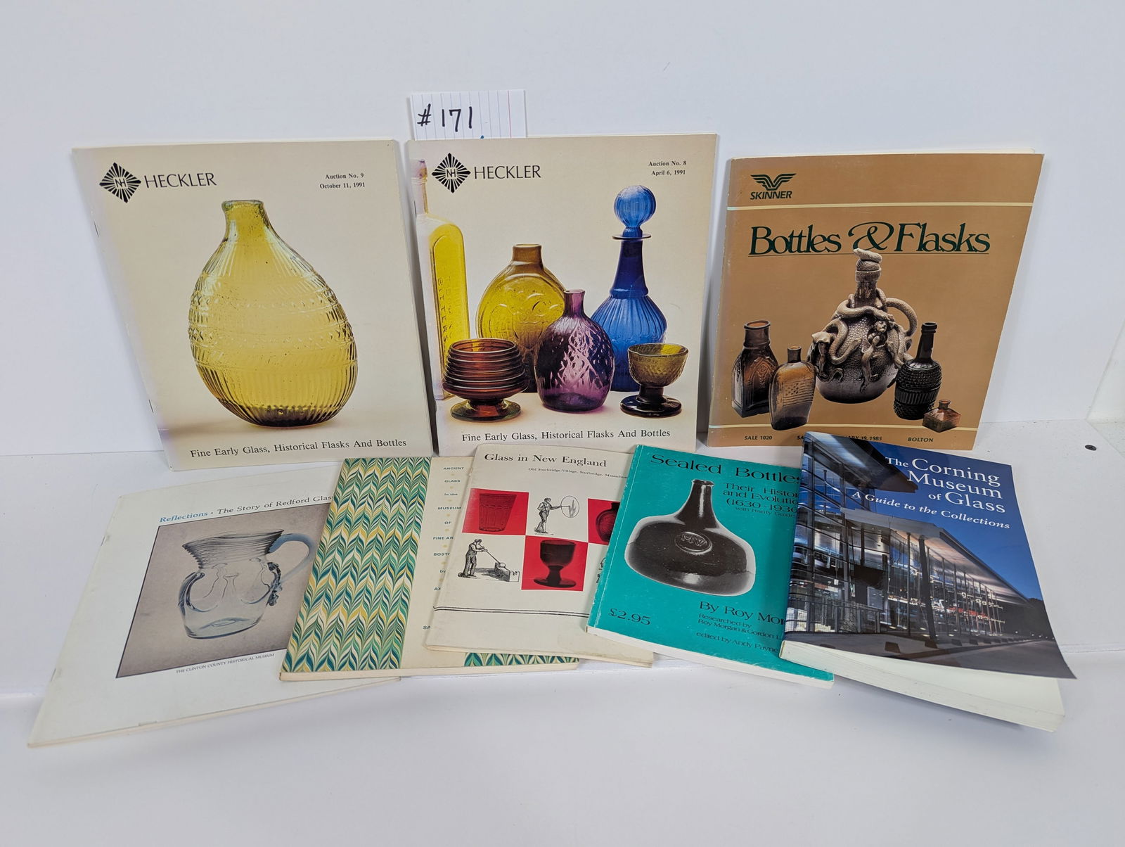 8 Books and Auction Booklets- Related to Glass (1 of 20)