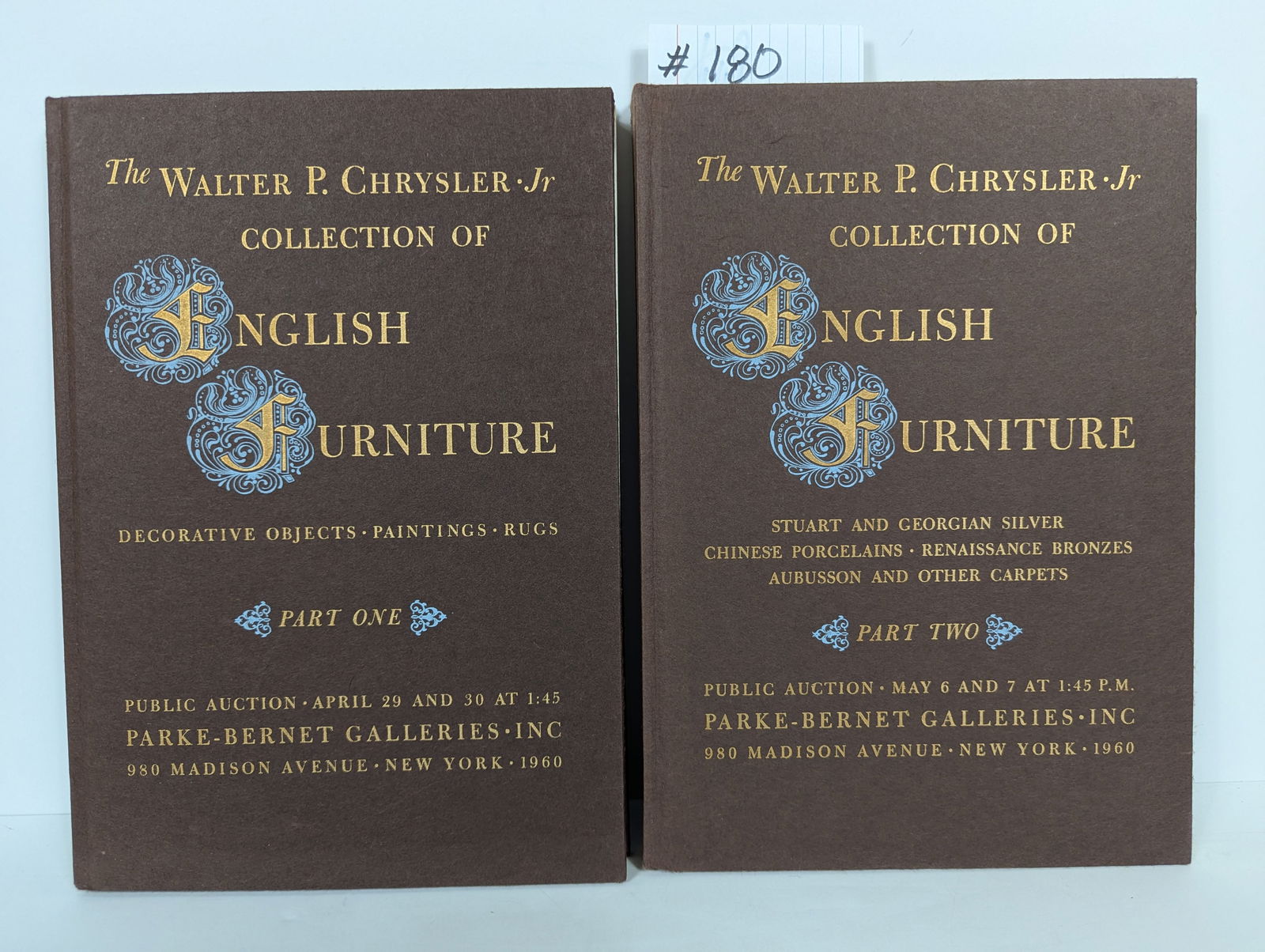 Two Books Related to English Furniture-  a Two  book Auction set (1 of 20)