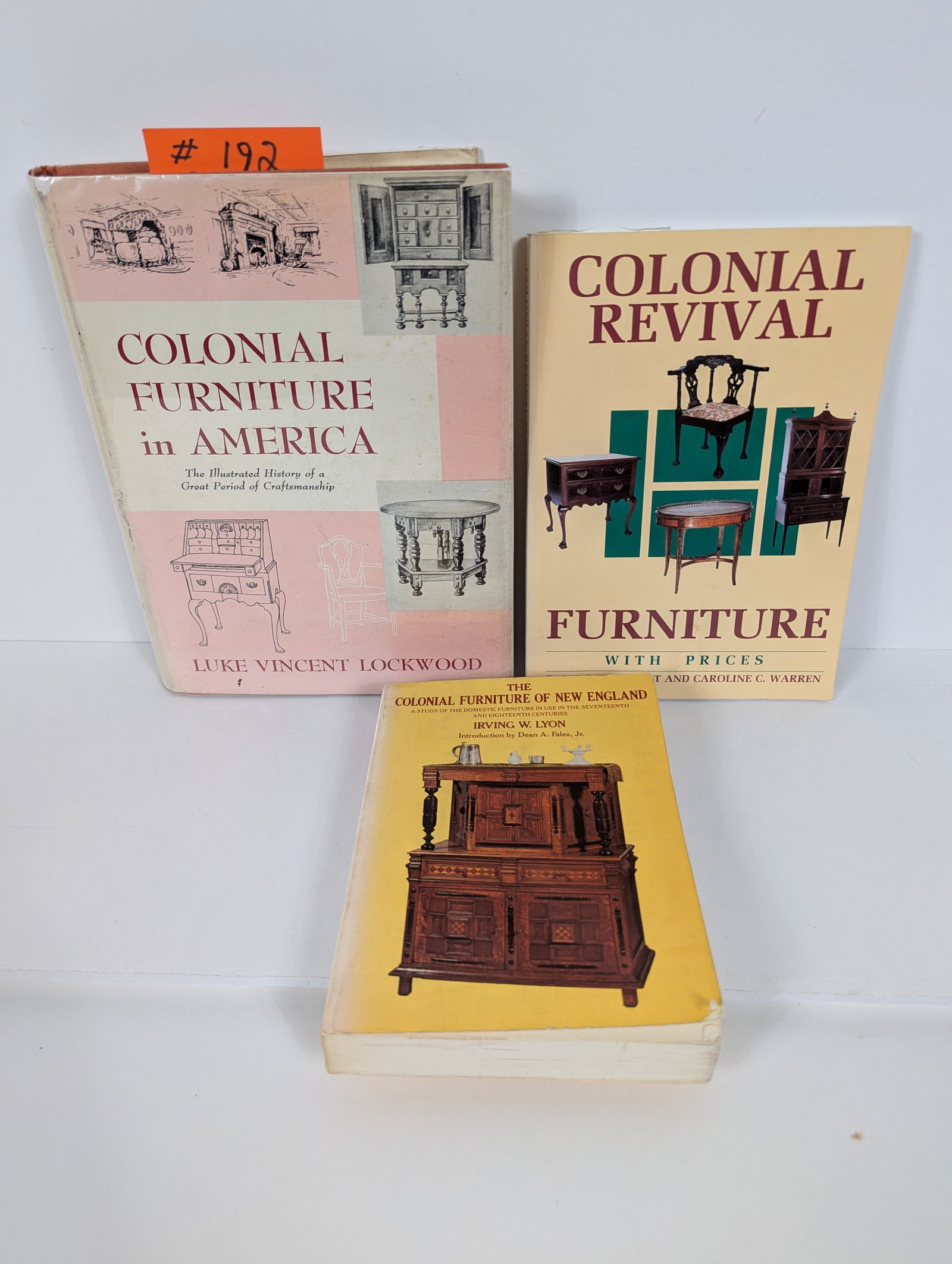 Lot of Three Books Related to Colonial American Furniture (1 of 15)