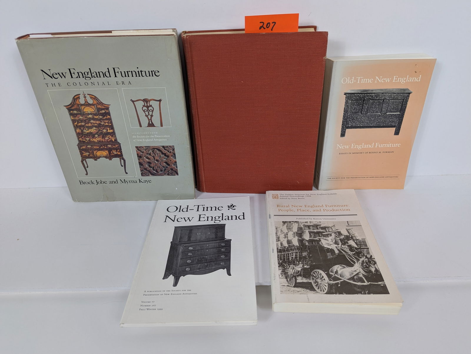 Lot of Five Books Related to New England Furniture (1 of 20)