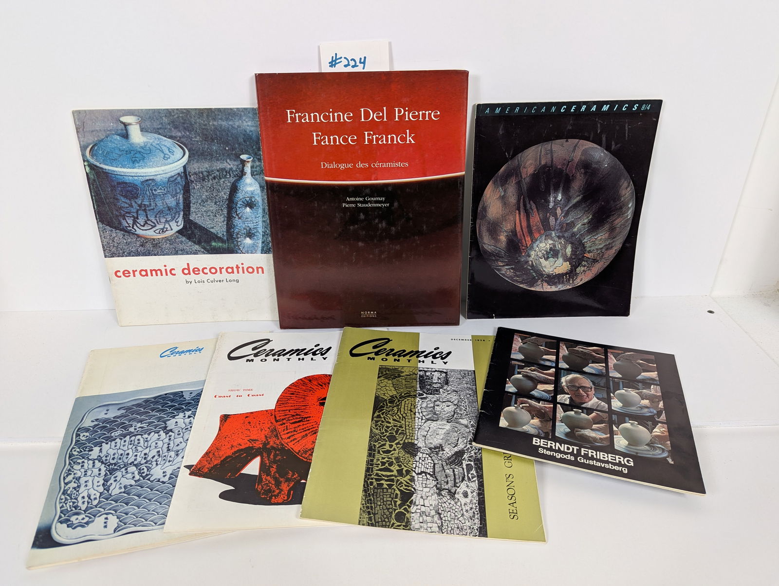 Lot of Seven Books Related to Ceramics (1 of 16)