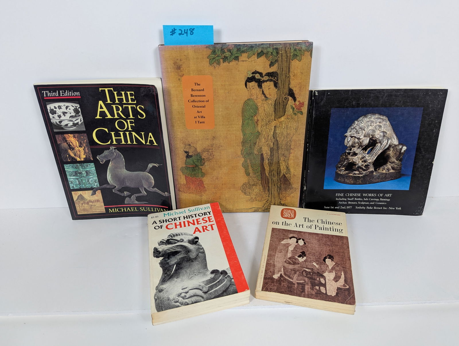 5 Books- Related to Arts of China including The Arts of China by Michael Sullivan: 5 Books- Related to Arts of China including The Arts of China by Michael Sullivan The Arts of China by Michael Sullivan 1984 The Chinese on the Art of Painting by Osvald Siren 1963 A Short History of
