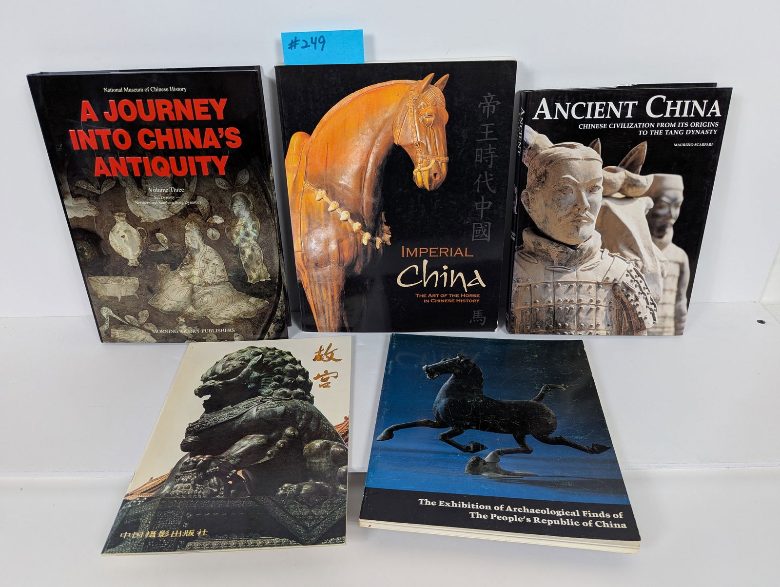 5 Books- Related to Ancient Chinese Art including Ancient China by Maurizio Scarpari: 5 Books- Related to Ancient Chinese Art including Ancient China by Maurizio Scarpari Ancient China – Chinese Civilization From its origins to the Tang Dynasty by Maurizio Scarpari 2000 “All Chines