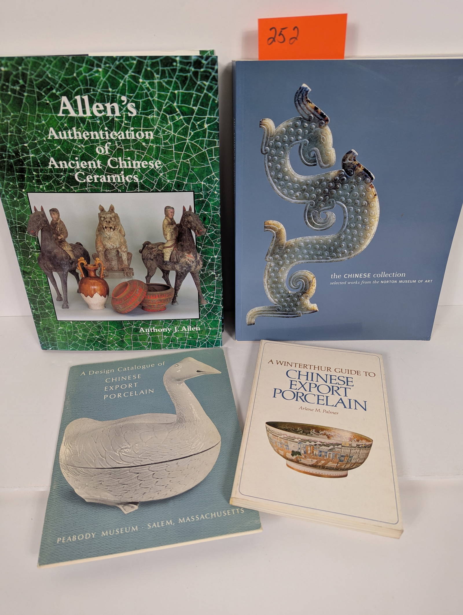 4 Books- Related to Chinese Porcelain and Ceramics including Allen’s Authentication of Ancient