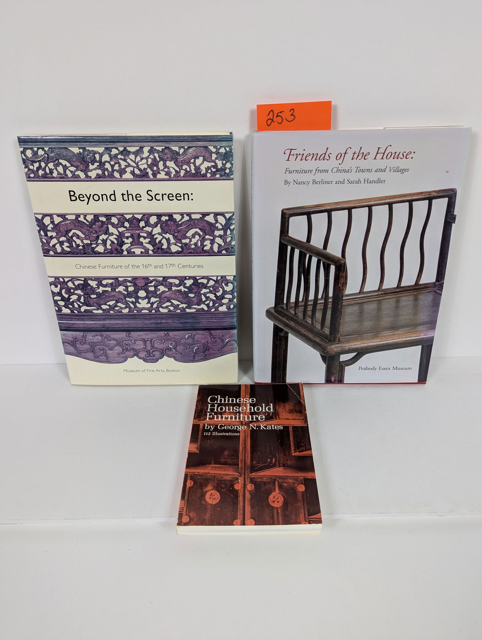 3 Books- Related to Chinese Furniture including Chinese Household Furniture by George N. Kates (1 of 20)