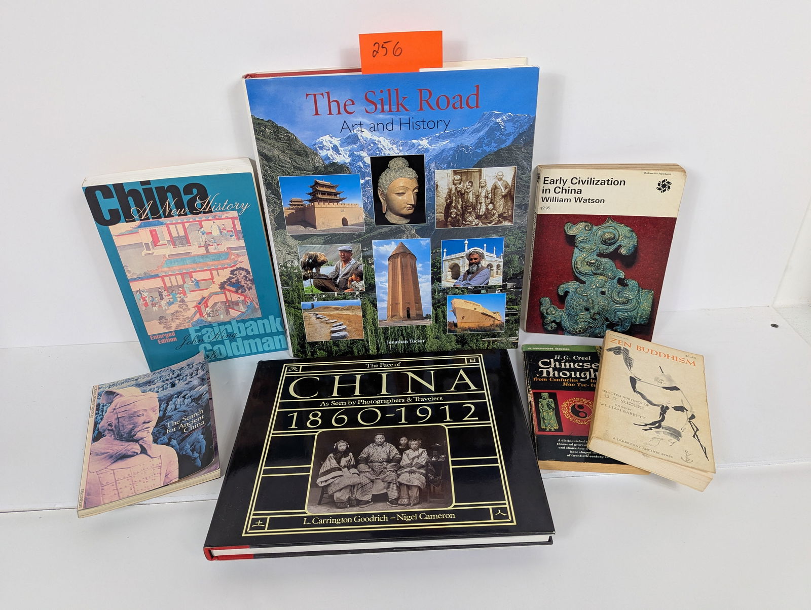 7 Books- Related to Chinese History and Arts: 7 Books- Related to Chinese History and Arts Zen Buddhism selected writing of D.T. Suzuki edited by William Barrett 1956 Chinese Thought – from Confucius to Mao Tse-Tung by H.G. Creel 1953 The searc