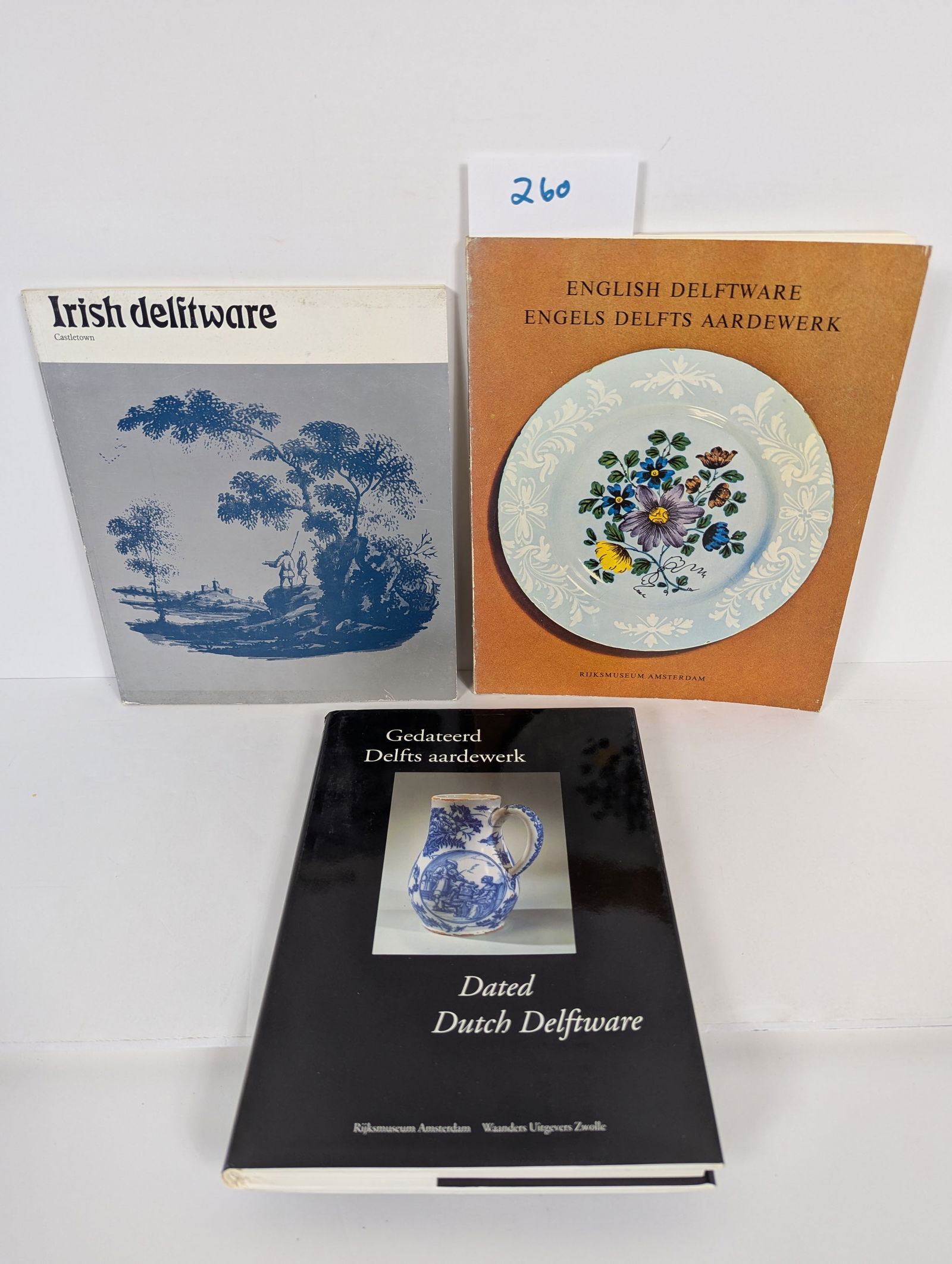 3 Books- Related to Dutch, Engling and Irish Delftware Dated Dutch Delftware by Jan Daniel van Dam (1 of 20)
