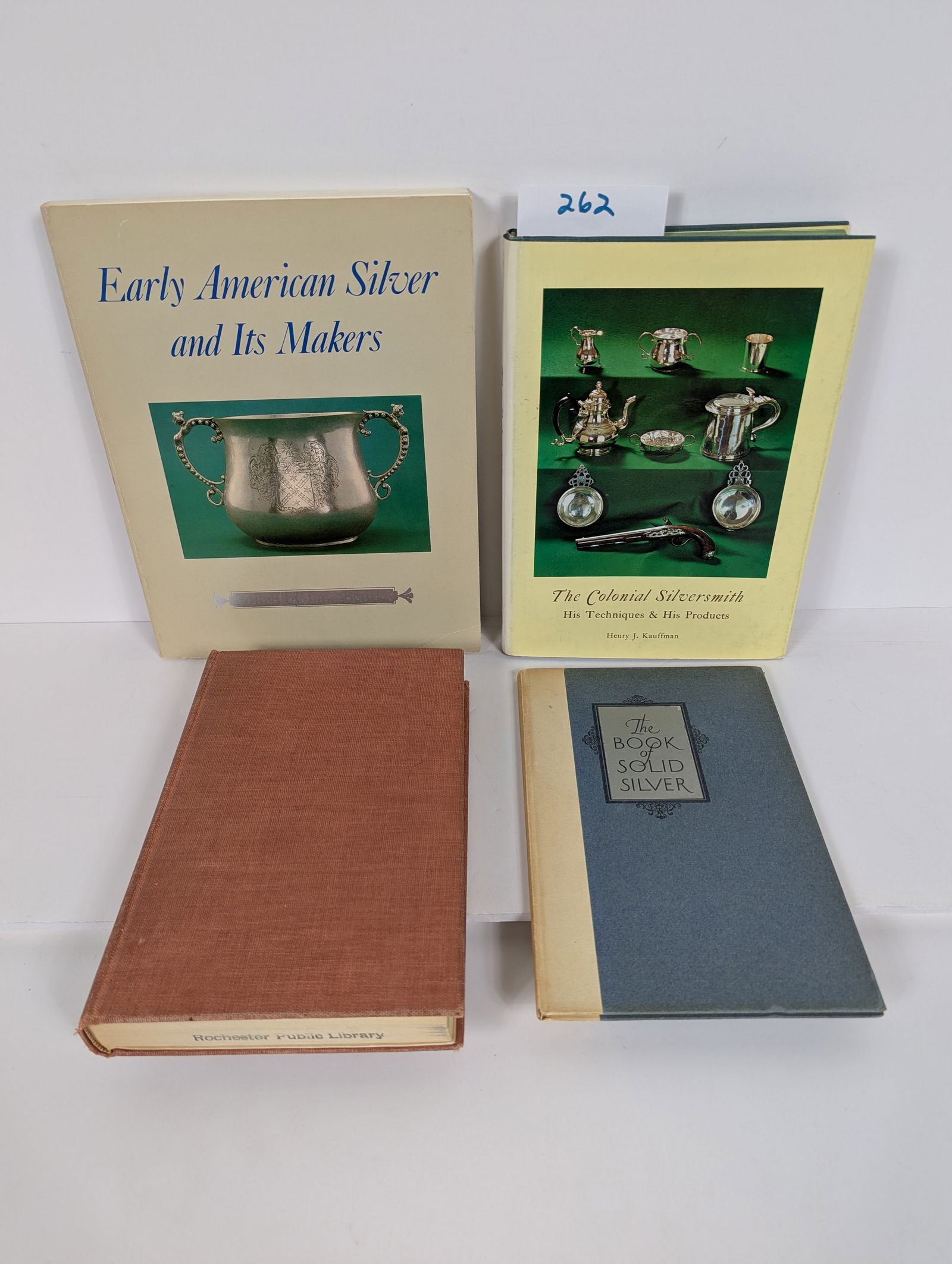 4 Books- Related to Silver Smiths including: The Book of Solid Silver: 4 Books- Related to Silver Smiths including The Book of Solid Silver by the Towle Silversmiths Newburyport, MA The Book of Solid Silver by the Towle Silversmiths Newburyport MA 1926 Silver Smiths and