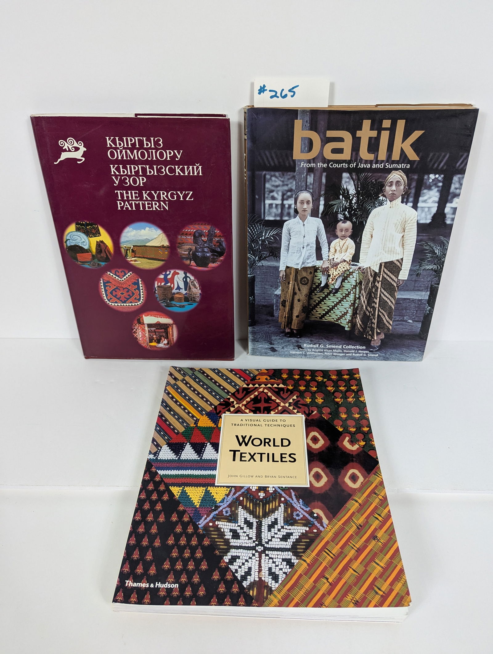 3 Books- Related to world textiles including World Textiles (1 of 14)