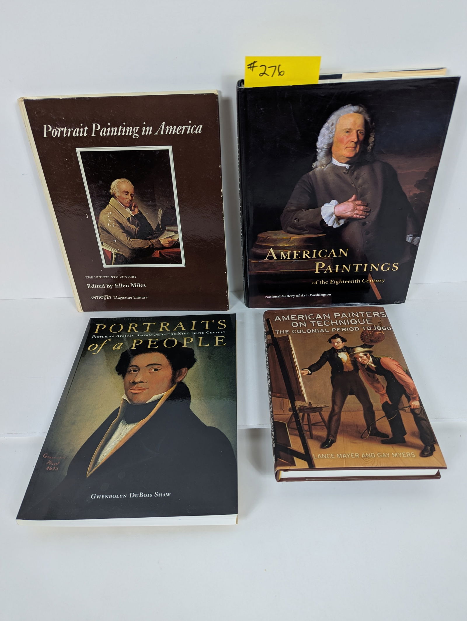 4 Books- Related to Portrait painting in America including American (1 of 19)