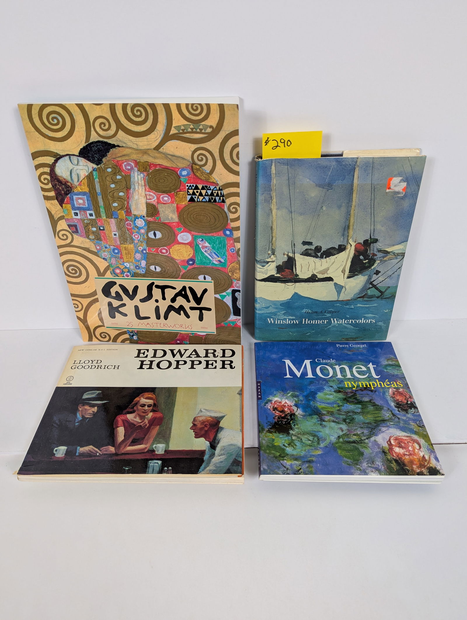 4 Books- Related to Individual Artists including Claude Monet – Nympheas by Pierre Georgel: 4 Books- Related to Individual Artists including Claude Monet – Nympheas by Pierre Georgel Claude Monet – Nympheas by Pierre Georgel 1999 Edward Hooper by Lloyd Goodrich 1976 Winslow Homer Waterco