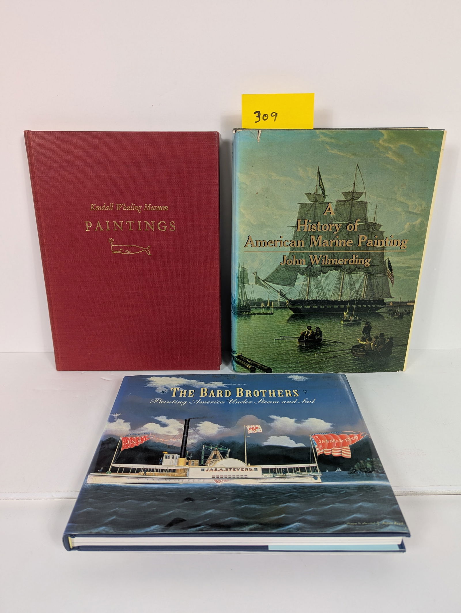 3 Books- Related to American Marine Painting including History of Marine Painting by John Wilmerding: 3 Books- Related to American Marine Painting including History of Marine Painting by John Wilmerding The Bard Brothers – Painting America Under Steam and Sail by The Mariners’ Museum 1997 History