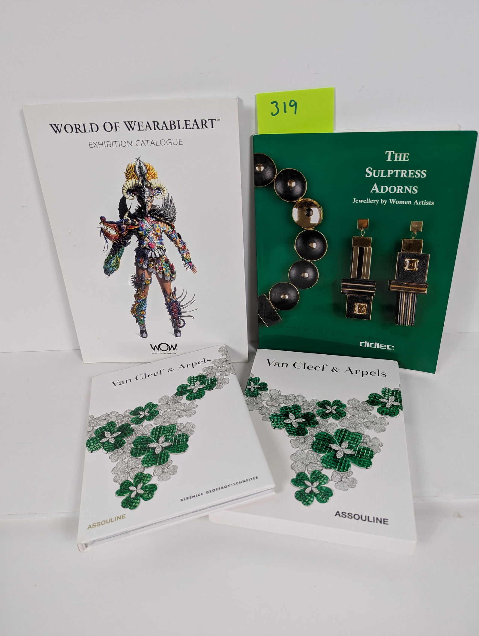 3 Books- Related to Wearable Art including The Legend of Van Cleef & Arpels: 3 Books- Related to Wearable Art including The Legend of Van Cleef & Arpels by Berenice Geoffroy-Schneiter The Legend of Van Cleef & Arpels by Berenice Geoffroy-Schneiter 2015 The SulptressAdords Jewe