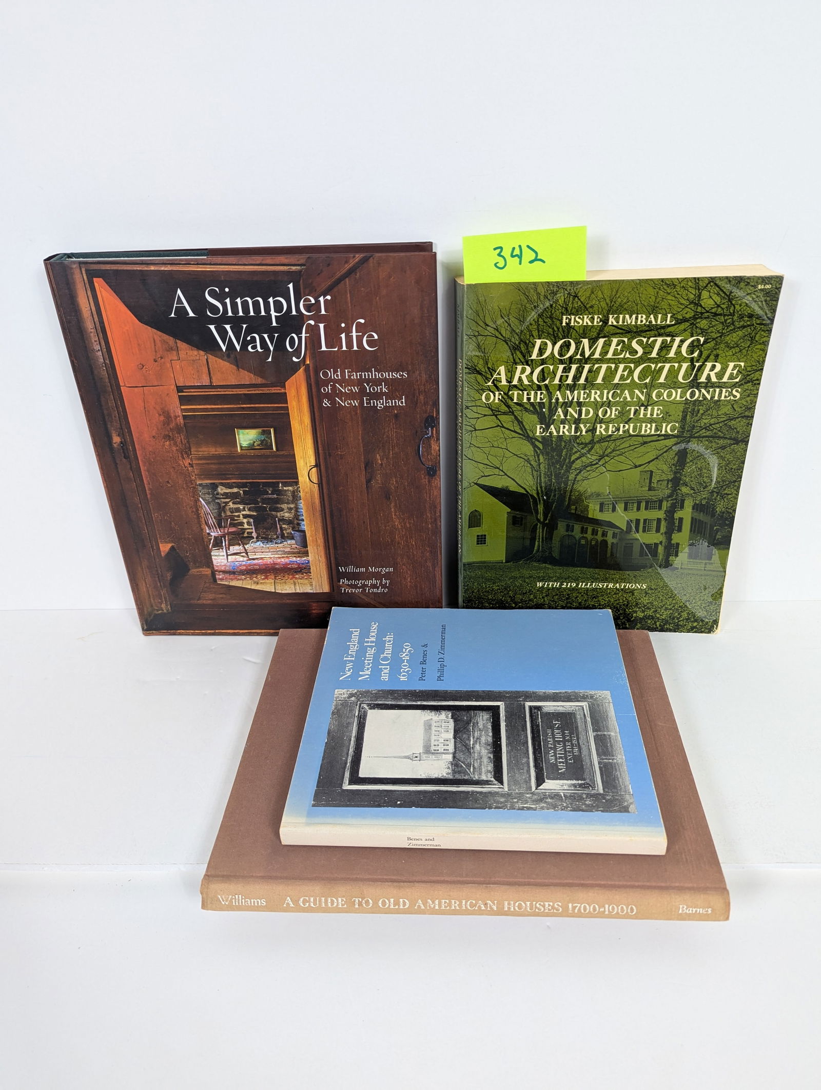 4 Books- Related to New England Houses and Architecture (1 of 18)