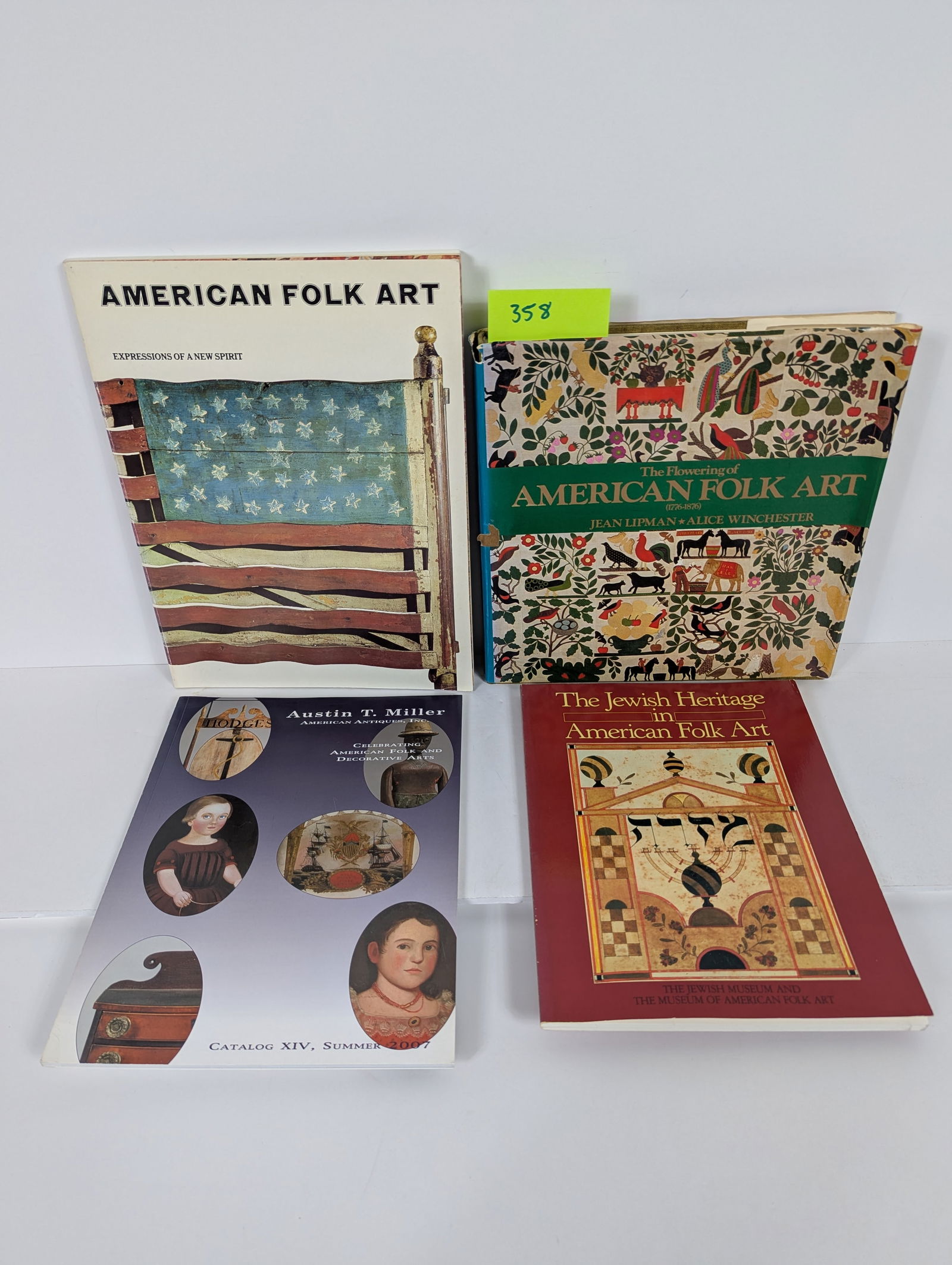 4 Books- Related to American Folk Art including The Jewish Heritage in American Folk Art: 4 Books- Related to American Folk Art including The Jewish Heritage in American Folk Art by Norman L. Kleeblatt and Gerard C. Wertkin The Jewish Heritage in American Folk Art by Norman L. Kleeblatt an