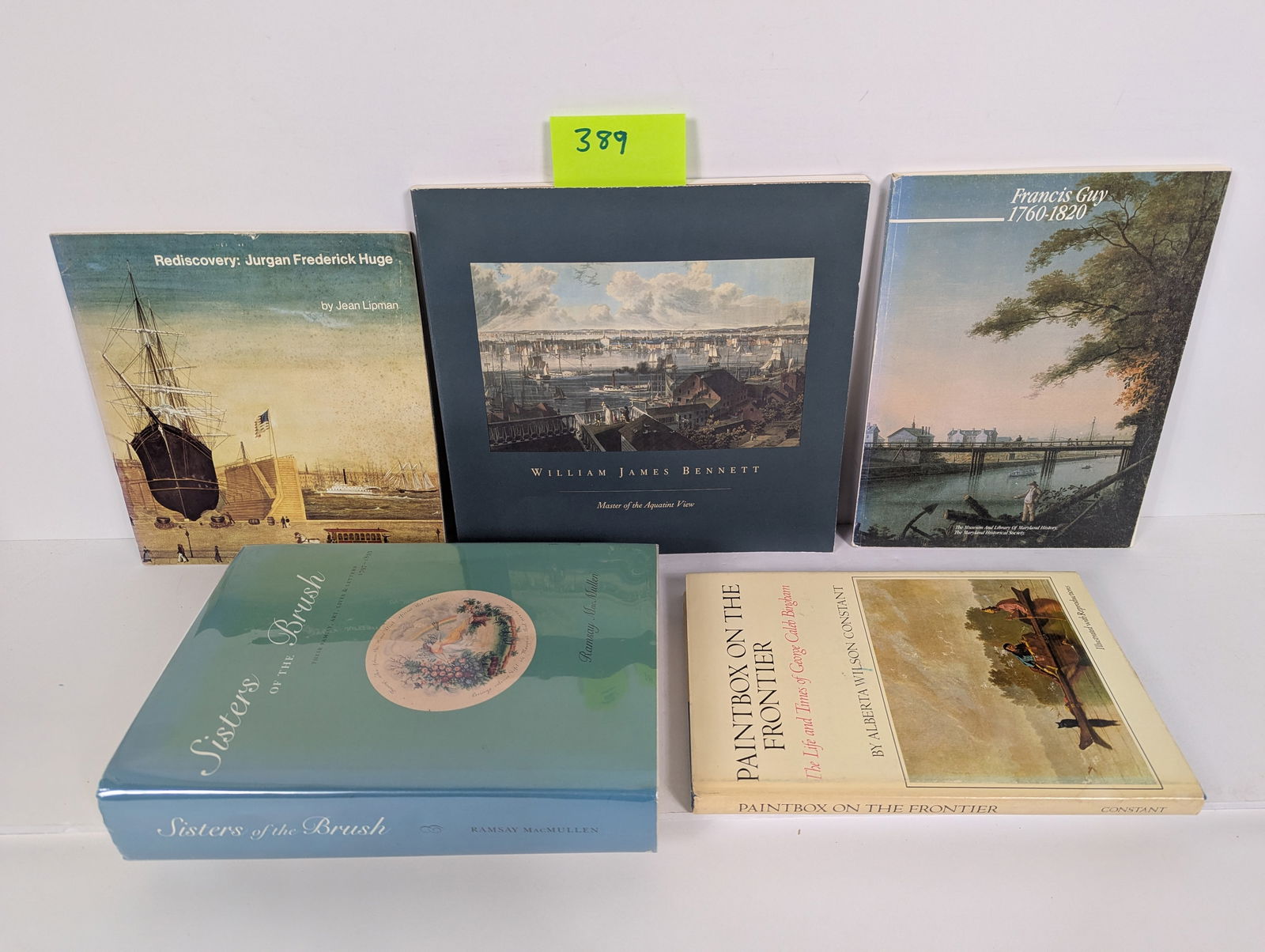 5 Books- Related to Painters including Paintbox on the Frontier (1 of 20)