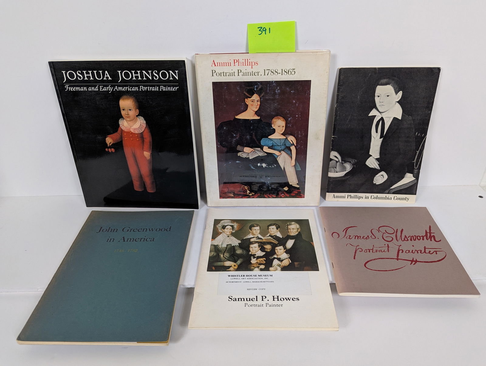 6 Books- Related to Painters including Ammi Phillips- Portrait Painter 1788-1865 (1 of 20)