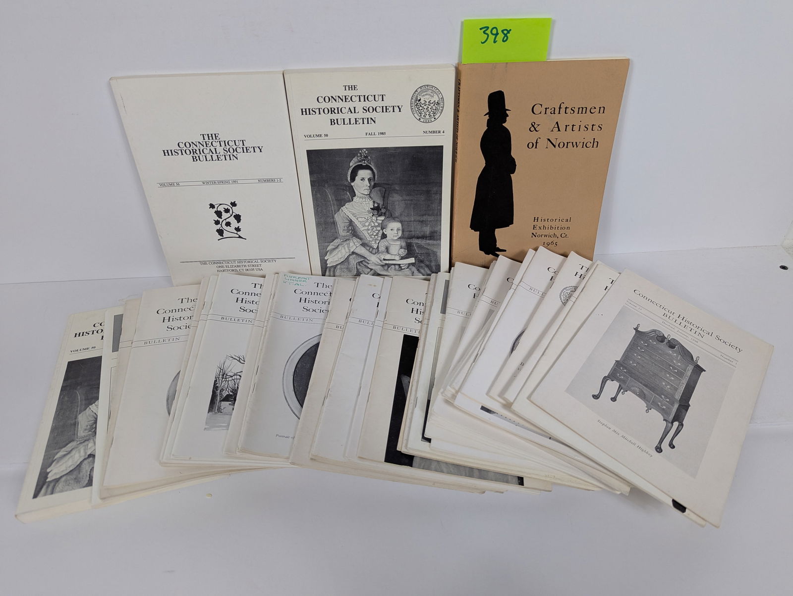 41 Booklets Volumes- Connecticut Historical Society Bulletin (1 of 9)