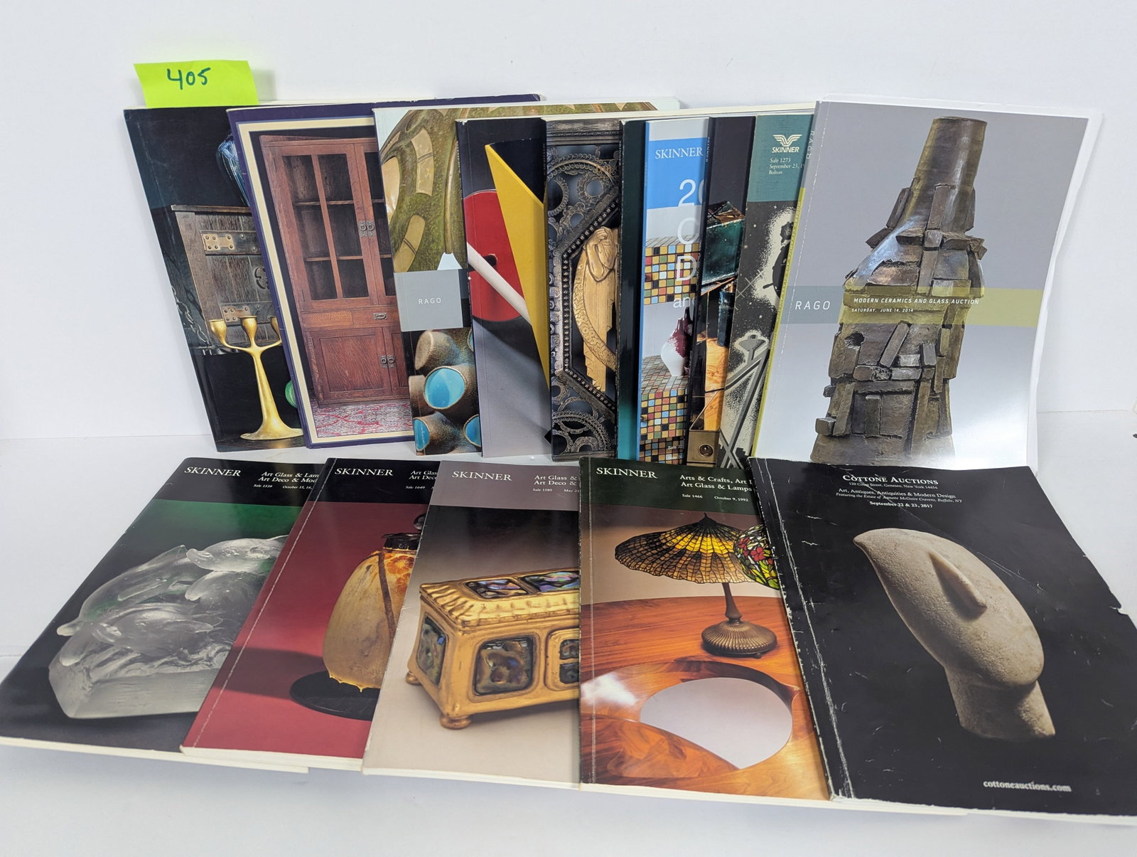 15 Auction Catalogs- Skinner, Sotheby’s NY, Rago, Cottone Auctions and Treadway Gallery on 20th: 15 Auction Catalogs- Skinner, Sotheby’s NY, Rago, Cottone Auctions and Treadway Gallery on 20th Century Art