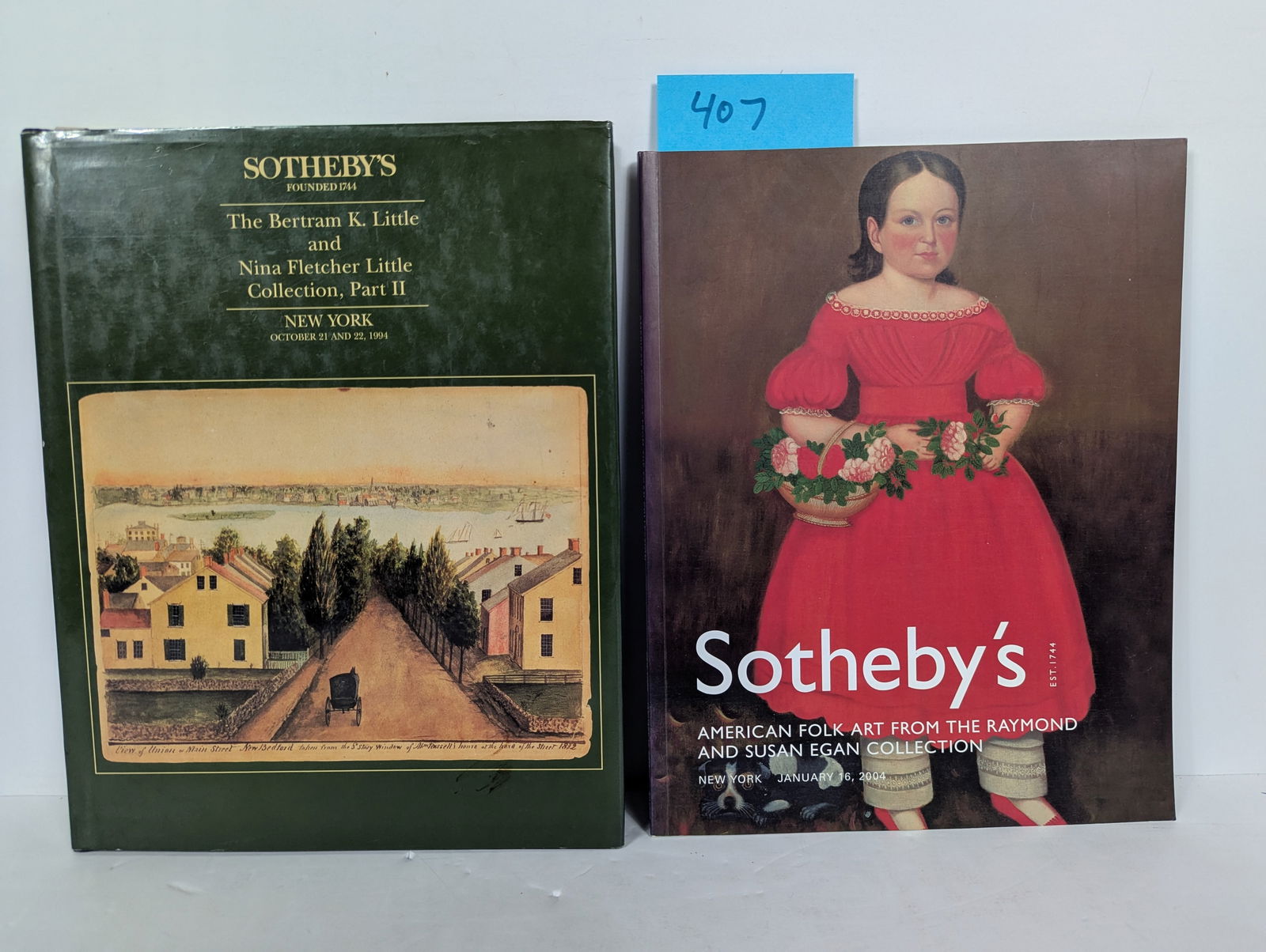 2 Auction Catalogs- Related to Sotheby’s The Bertram K. Little and Nina Fletcher Little Collection (1 of 2)