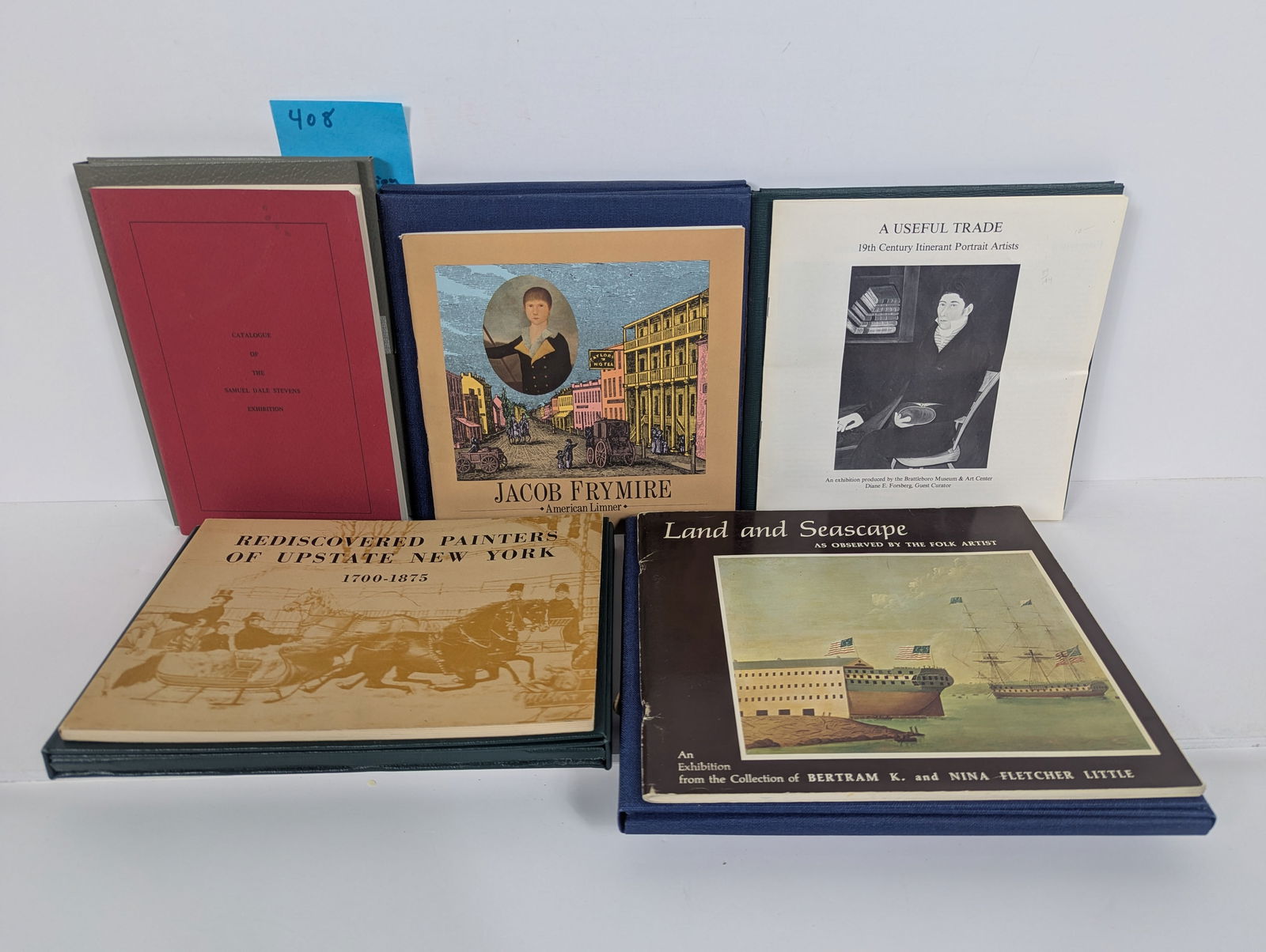 5 Auction Catalogs- All in individual protective casings including Jacob Frymire – American Limner (1 of 14)