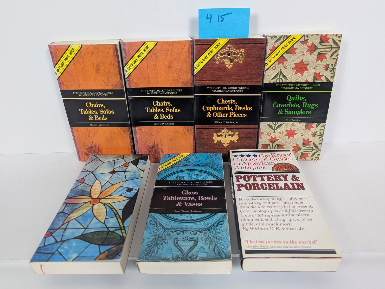 7 Books- Related to The Knopf Collectors’ Guides to American Antiques: 7 Books- Related to The Knopf Collectors’ Guides to American Antiques The Knopf Collectors’ Guides to American Antiques Pottery & Porcelain by William C. Ketchum Jr. 1983 The Knopf Collectors’ G