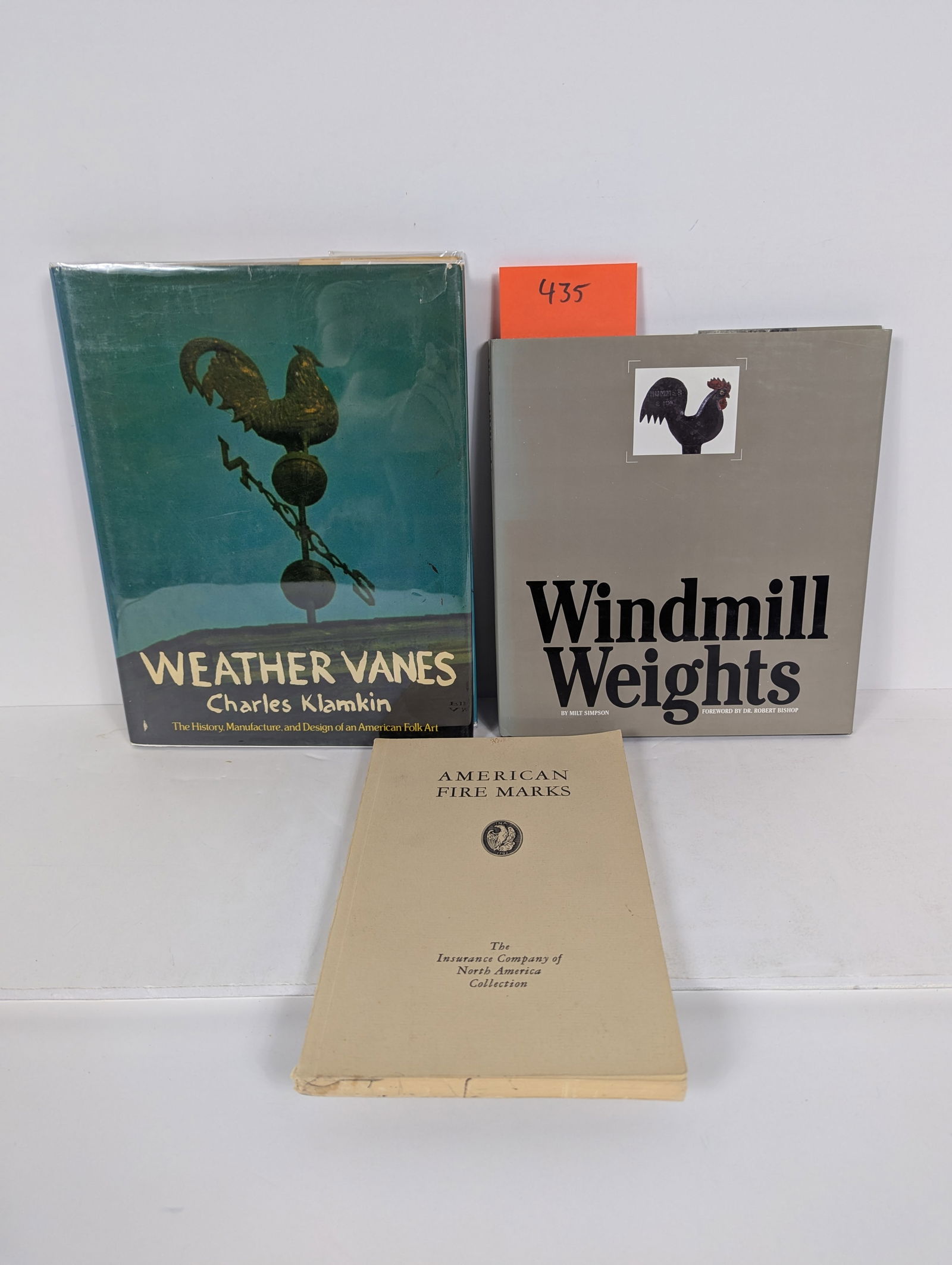 3 Books- Related to Fire Marks, Windmill Weights and Weather Vanes  American Fire Marks (1 of 18)
