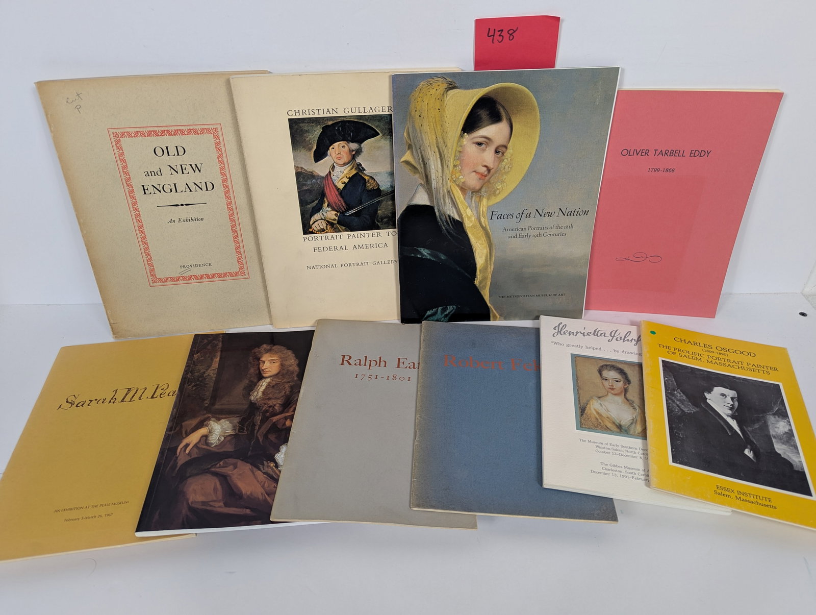 10 Books- Related to mostly Portrait Artists: 10 Books- Related to mostly Portrait Artists Charles Osgood 1809-1890 The Prolific Portrait Painter of Salem MA Exhibition 1979 Henrietta Johnston “Who Greatly Helped by Drawing Pictures” The 