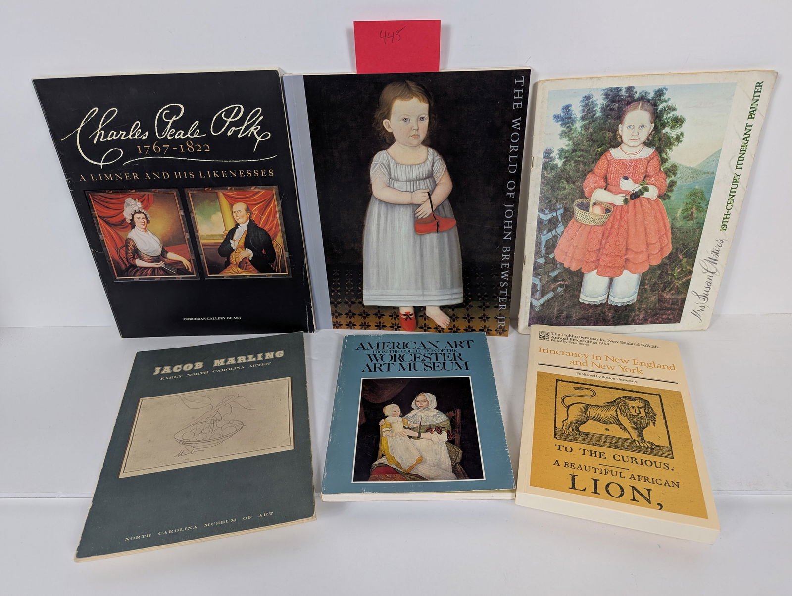 6 Books- Related to American Art and Artists including Mrs. Susan Waters-19th C. Itinerant Painter (1 of 20)