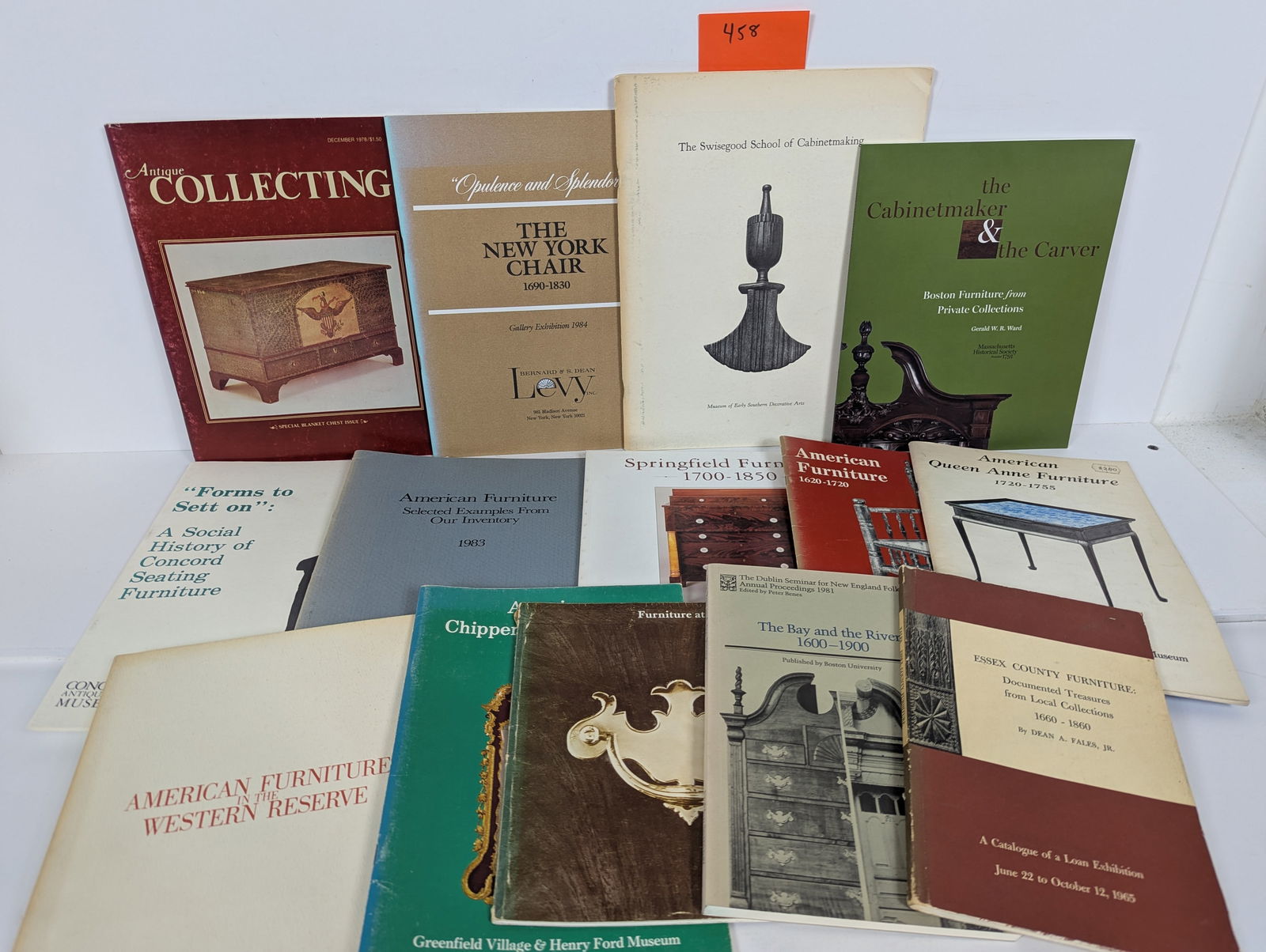 15 Museum and Exhibition Catalogs- Miscellaneous including American Furniture From Peter Eaton (1 of 20)