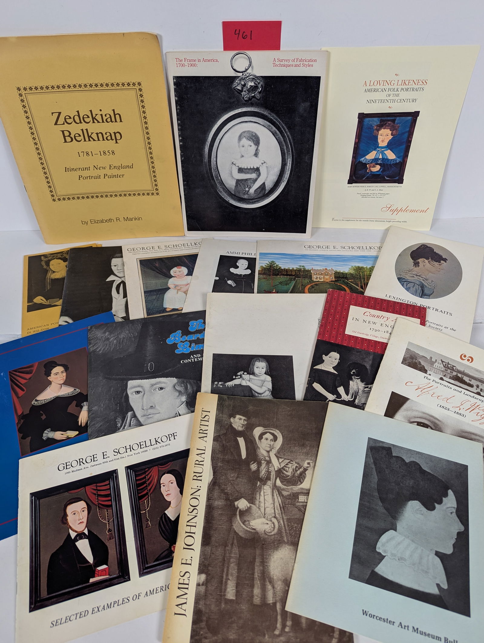 19 Museum and Exhibition Catalogs- Miscellaneous including Zedekiah Belknap (1 of 13)